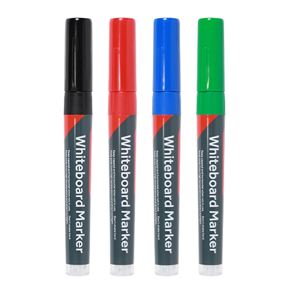 TIMCO Fine Tip Whiteboard Markers - Mixed (4pcs)